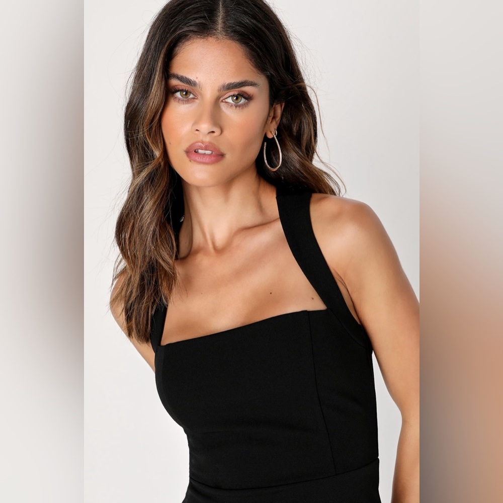 Lulu's Black Maxi Dress - Picture 2 of 8